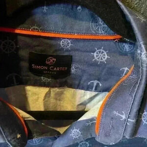 Men’s Simon Carter Button Up Dress Shirt